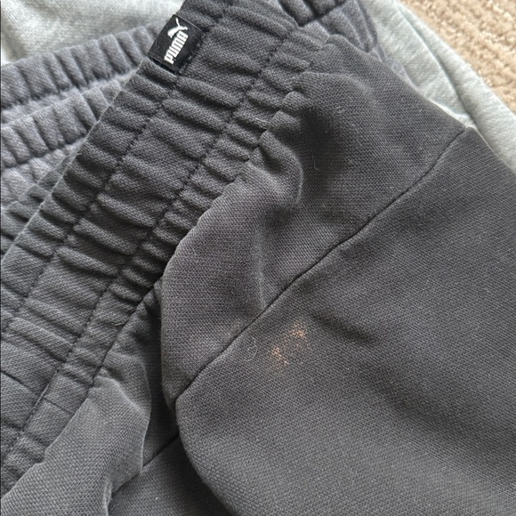 PUMA Mens Large Sweatpants Bundle - Black Charcoal and Light Gray bundle - Picture 8 of 8
